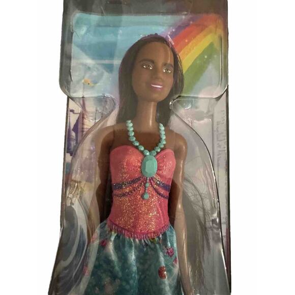 -DOLL TOY Barbie Dreamtopia African American Brown Doll - Picture 2 of 3